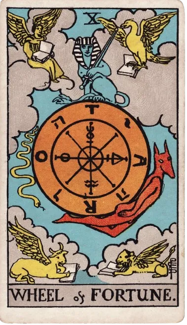 the wheel of fortune tarot card