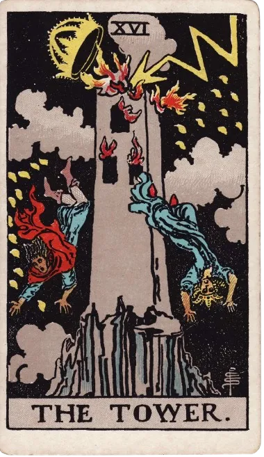 the tower tarot card
