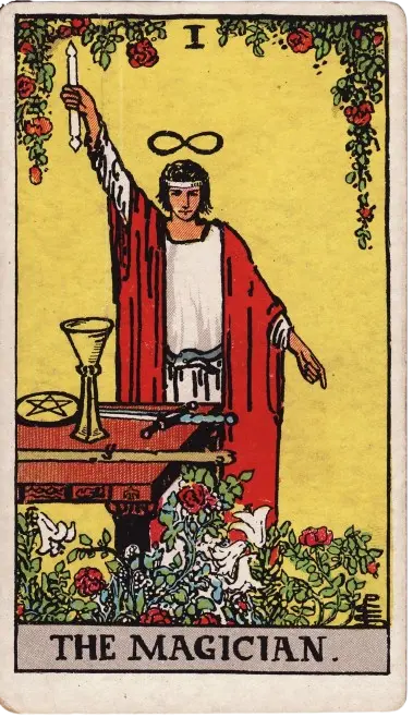 the magician tarot card
