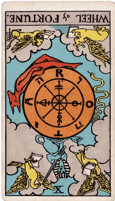 the wheel of fortune tarot card reversed