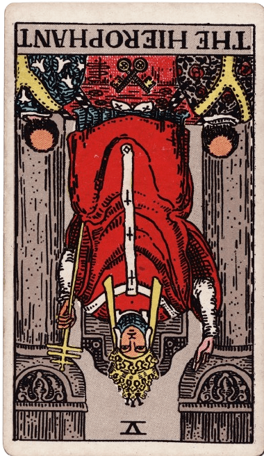 the hierophant tarot card