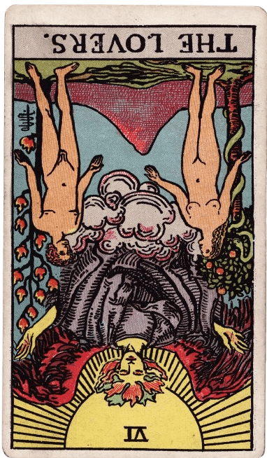 the lovers tarot card reversed