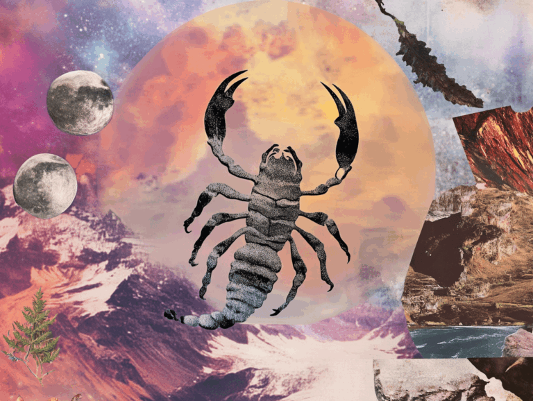 scorpio season 2025 surrealist collage