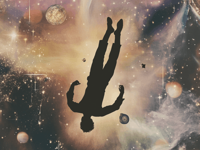 surrealist astrology collage for the tarot horoscope for the week of January 25 - January 31st