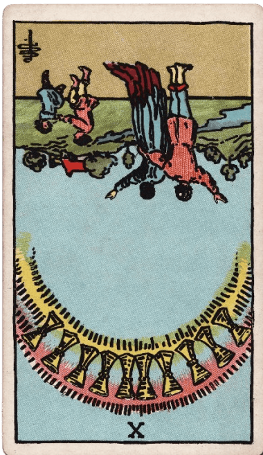 Ten of Cups Reversed Meaning
