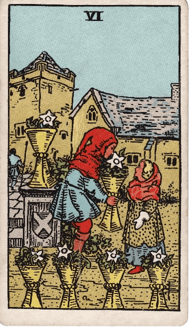 Six of Cups Upright Meaning