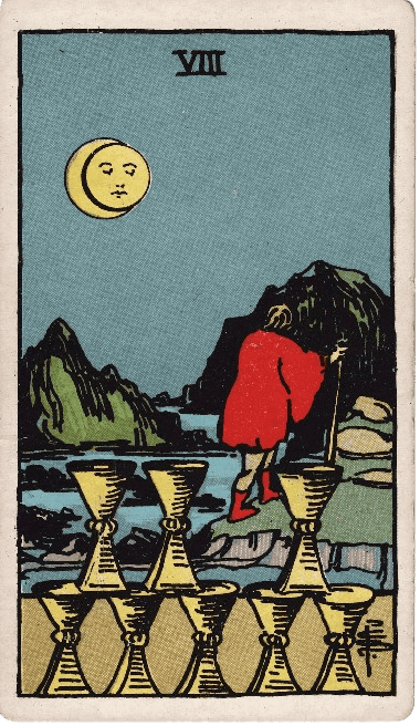 Eight of Cups Upright Meaning