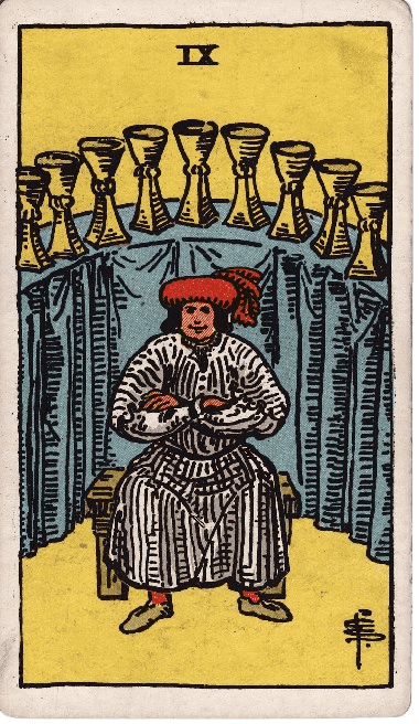 Nine of Cups Upright Meaning