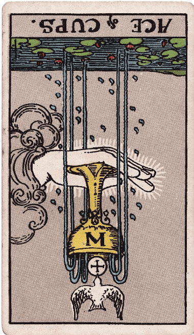Ace of Cups Tarot Card Reversed Meaning