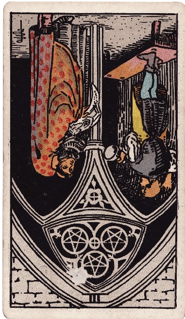 Three of Pentacles Reversed Meaning