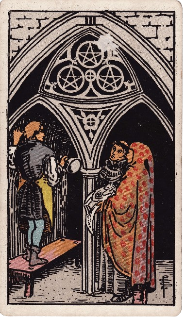 Three of Pentacles Upright Meaning