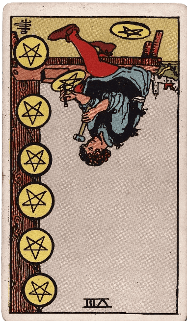 Eight of Pentacles Reversed