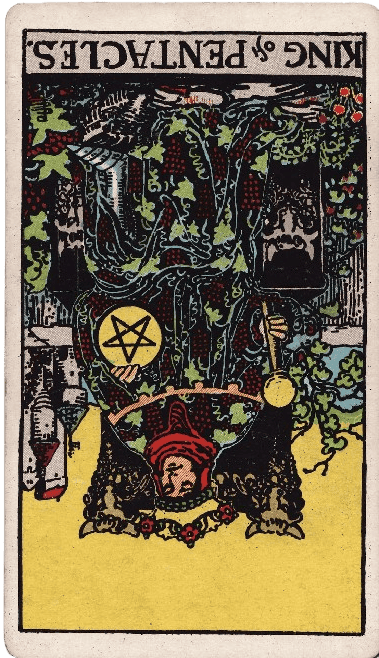 King of Pentacles Reversed Meaning