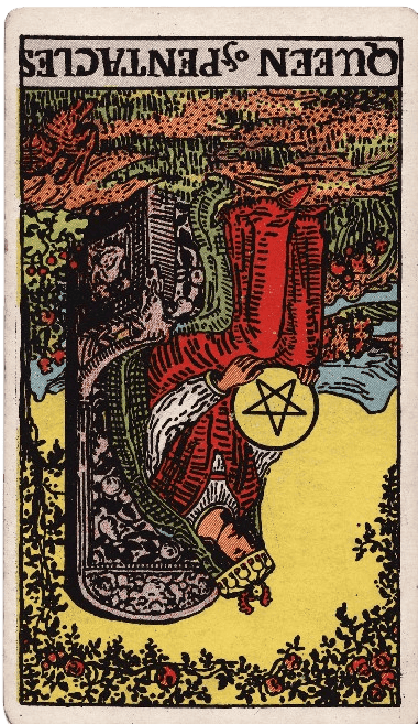 Queen of Pentacles Reversed Meaning