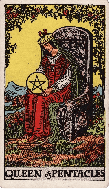 Queen of Pentacles Upright Meaning