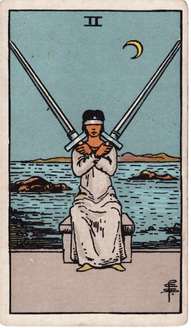 Two of Swords Upright Meaning