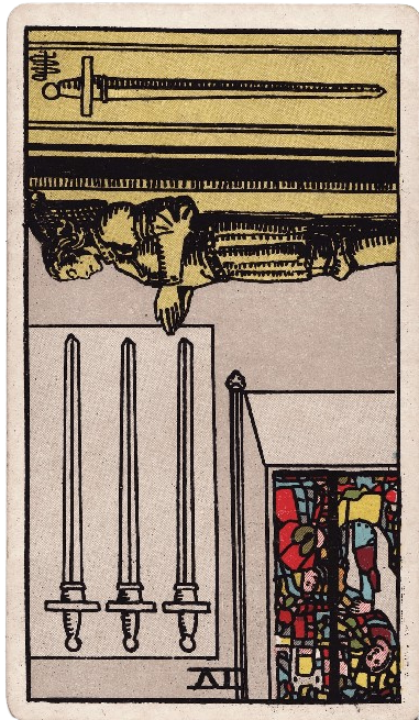 Four of Swords Reversed Meaning