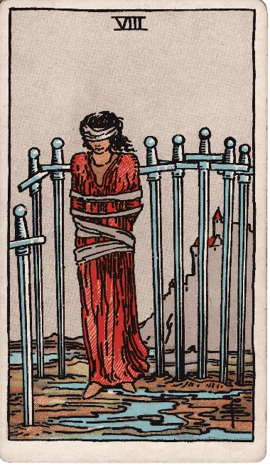 Eight of Swords Upright
