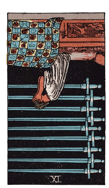 Nine of Swords Reversed Meaning
