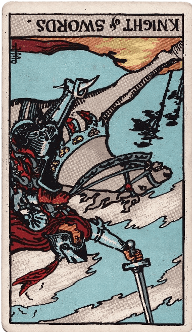 Knight of Swords Reversed Meaning