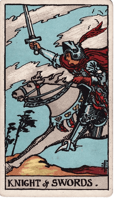 Knight of Swords Upright Meaning