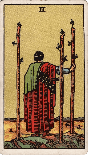 Three of Wands Upright Meaning