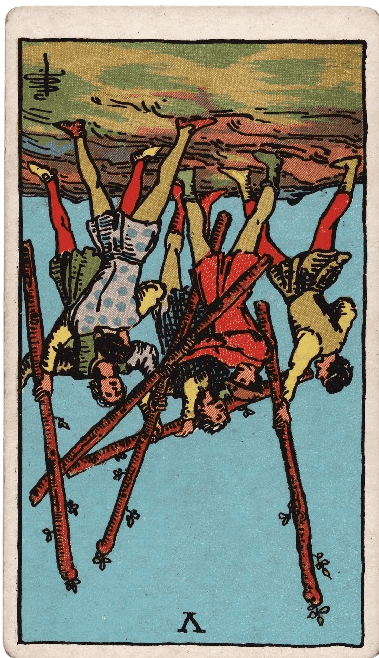 Five of Wands Reversed Meaning