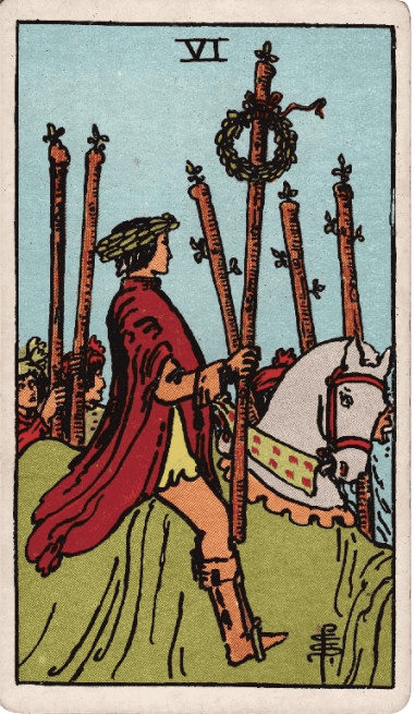 Six of Wands Upright Meaning