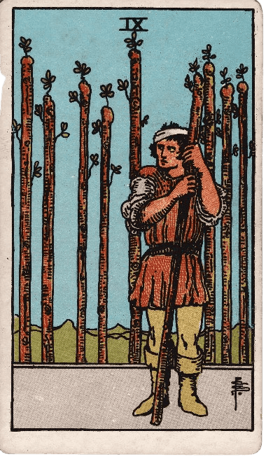 Nine of Wands Upright