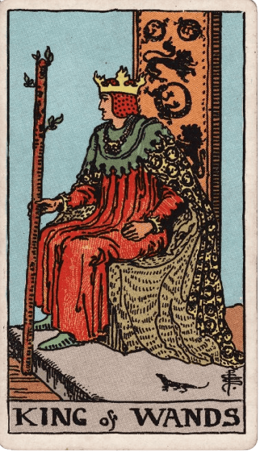 King of Wands Upright Meaning