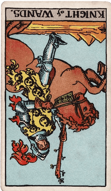 Knight of Wands Reversed Meaning