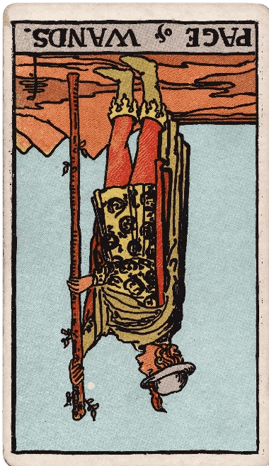 Page of Wands Reversed Meaning