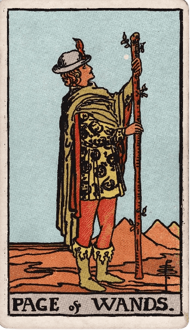 Page of Wands Upright Meaning