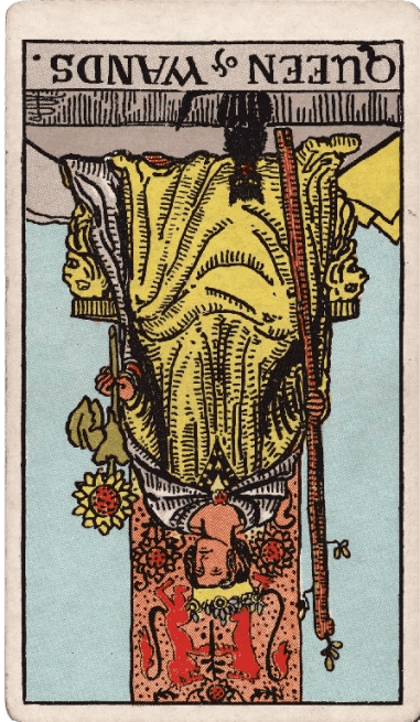 Queen of Wands Reversed Meaning