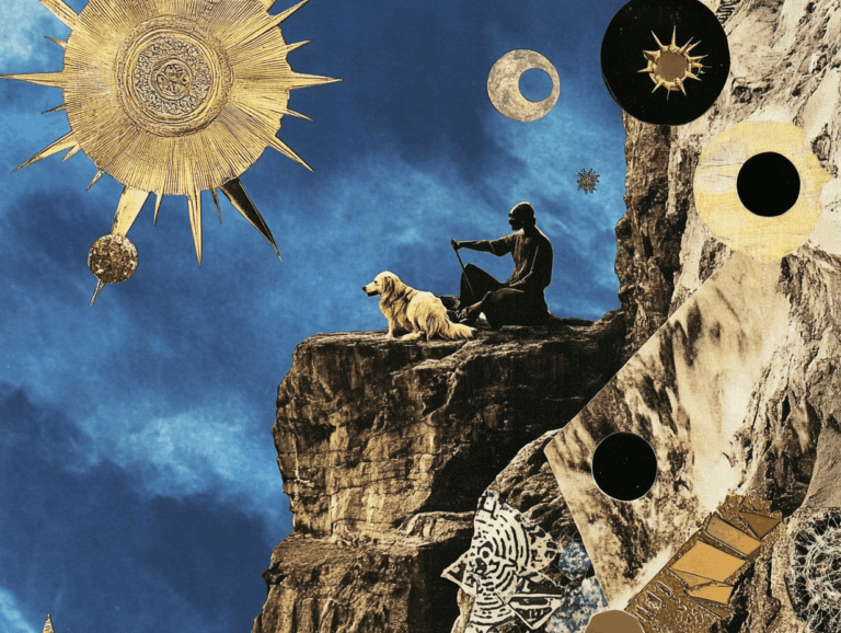 surrealist astrology collage representing the tarot horoscope for the week of March 15 - 21, 2026