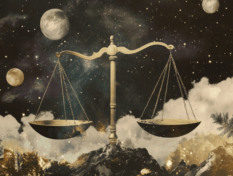 new moon in libra 2026 surrealist collage