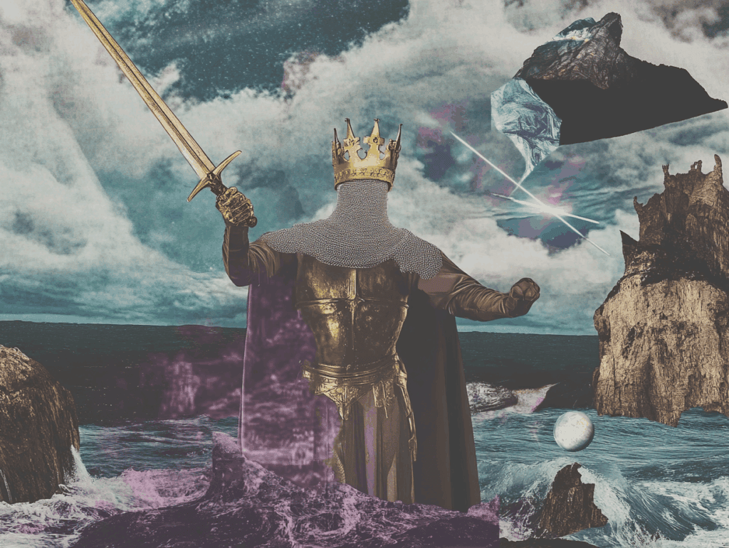 Surrealist astrology collage of the Tarot Horoscope forecast for the week of September 6 – September 12, 2026