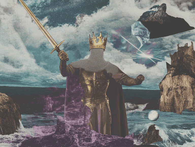 Surrealist astrology collage of the Tarot Horoscope forecast for the week of September 6 – September 12, 2026