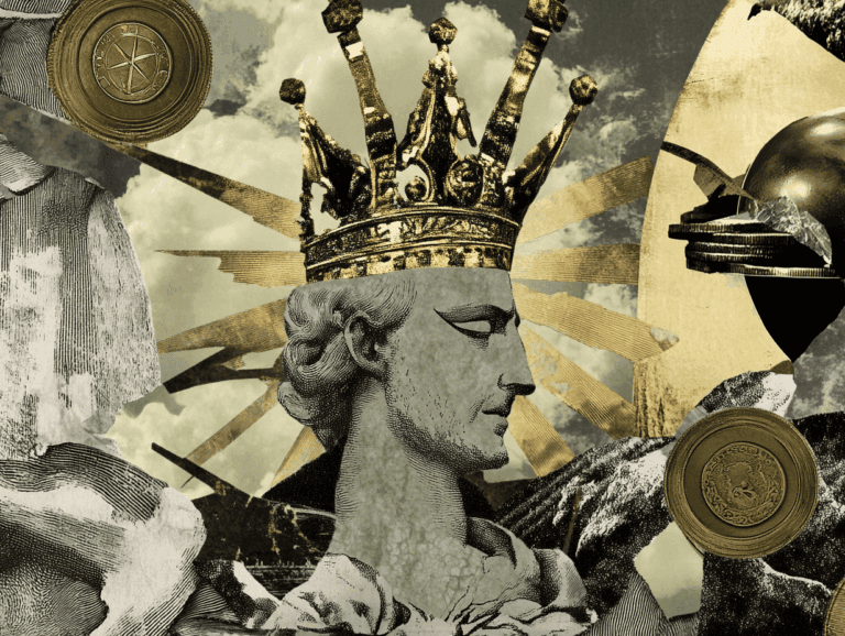 Surrealist astrology collage of the Tarot Horoscope forecast for the week of September 13 – September 19, 2026