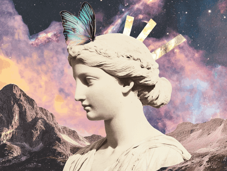 virgo season 2026 surrealist astrology collage